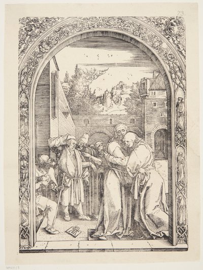Joachim og St. Ann møtes ved Golden Gate av Albrecht Dürer