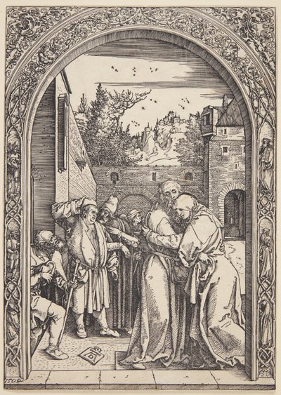 Joachim og St. Ann møtes ved Golden Gate av Albrecht Dürer