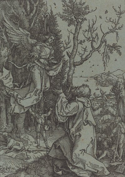 Joachim og engelen, ca. 1504. av Albrecht Dürer