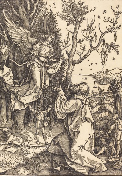 Joachim og engelen, ca. 1504. av Albrecht Dürer