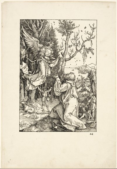 Joachim og engelen, fra Jomfruens liv av Albrecht Dürer