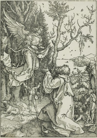 Joachim og engelen, fra Jomfruens liv av Albrecht Dürer
