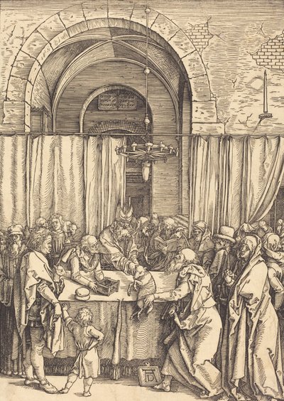 Joachims tilbud avvist, ca. 15041505. av Albrecht Dürer