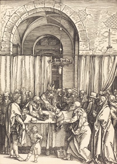 Joachims tilbud avvist, ca. 15041505. av Albrecht Dürer