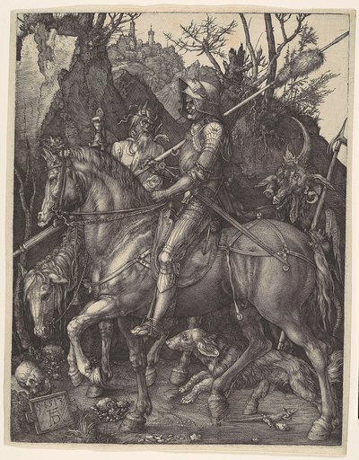 Ridder, døden og djevelen av Albrecht Dürer