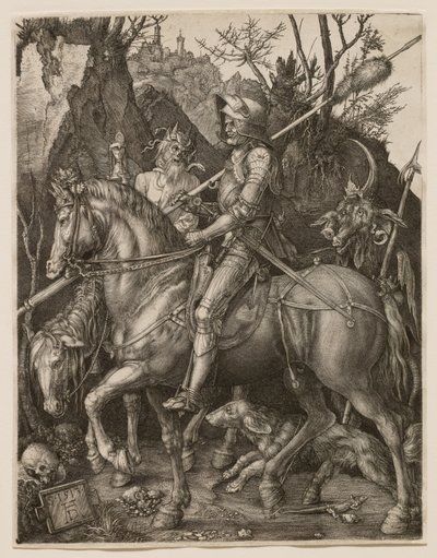 Ridder, døden og djevelen av Albrecht Dürer