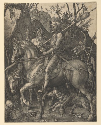 Ridder, døden og djevelen av Albrecht Dürer