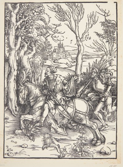 Ridder og lansquenet av Albrecht Dürer
