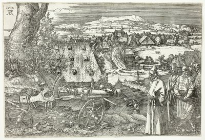 Landskap med kanon (Den store kanonen) av Albrecht Dürer