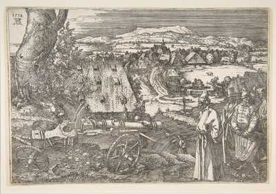Landskap med en kanon, 1518. av Albrecht Dürer