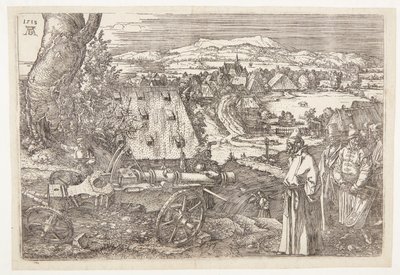 Landskap med kanon av Albrecht Dürer