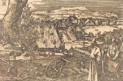 Landskap med kanonen, 1518. av Albrecht Dürer