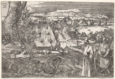 Landskap med kanonen, 1518. av Albrecht Dürer