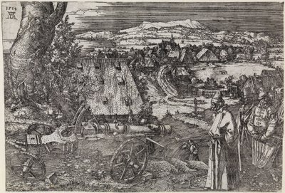 Landskap med kanon (Den store kanonen; Kanonen) av Albrecht Dürer