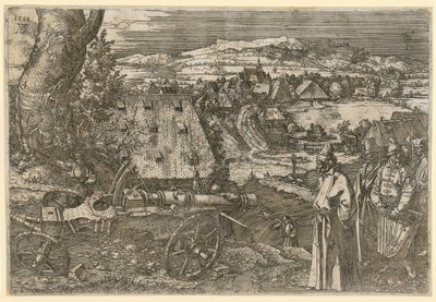 Landskap med kanon av Albrecht Dürer