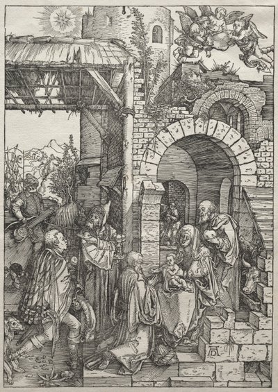 Jomfruens liv: tilbedelse av magiene av Albrecht Dürer
