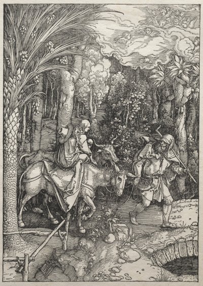 Jomfruens liv: Fly til Egypt av Albrecht Dürer