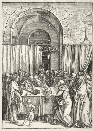 Jomfruens liv: Avvisning av Joachims offer av Albrecht Dürer