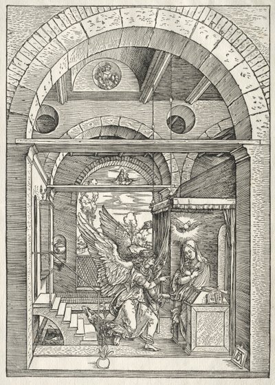Jomfruens liv: Bebudelsen av Albrecht Dürer