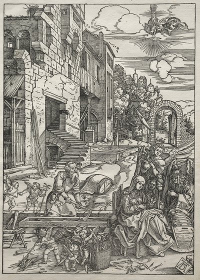 Jomfruens liv: resten i Egypt av Albrecht Dürer