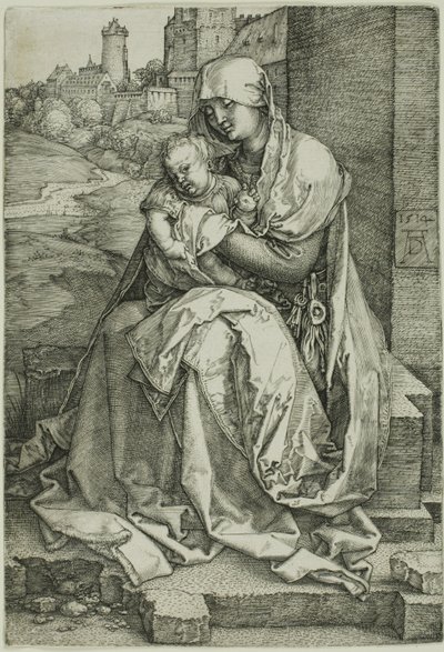 Madonna ved veggen av Albrecht Dürer