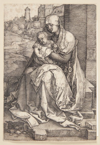Madonna ved veggen av Albrecht Dürer
