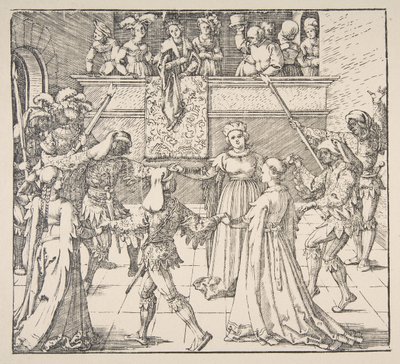 Maskeradedans med fakler, 1922. av Albrecht Dürer