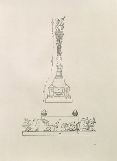 Monument til minne om seieren over bøndene, fra 