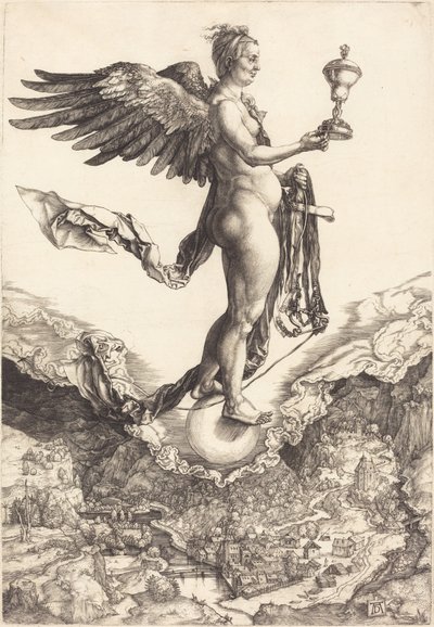 Nemesis (The Great Fortune) av Albrecht Dürer