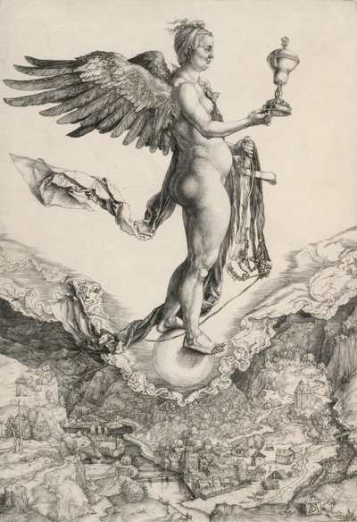 Nemesis (The Great Fortune) av Albrecht Dürer