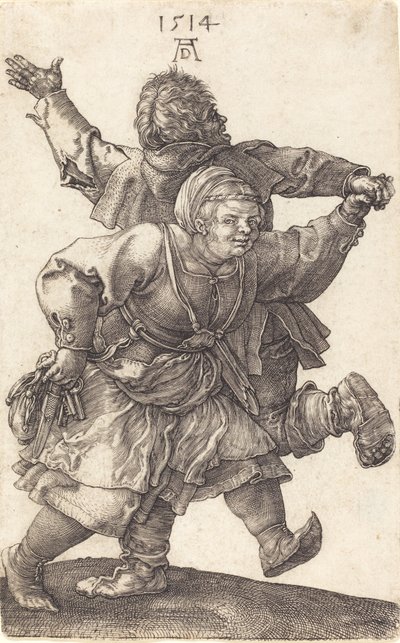 Bondepar danser, 1514. av Albrecht Dürer