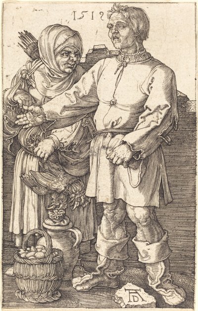 Bondepar på Marked av Albrecht Dürer