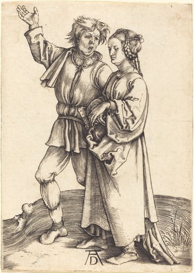 Bonden og hans kone av Albrecht Dürer