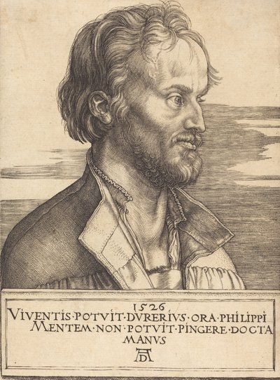 Philip Melanchthon, 1526. av Albrecht Dürer