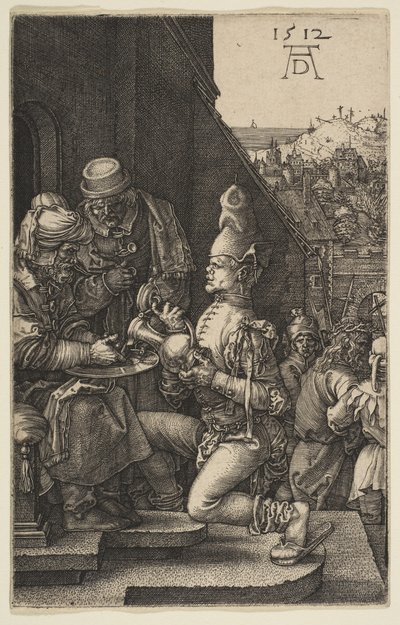 Pilatus vasker hendene, fra The Passion, 1512. av Albrecht Dürer