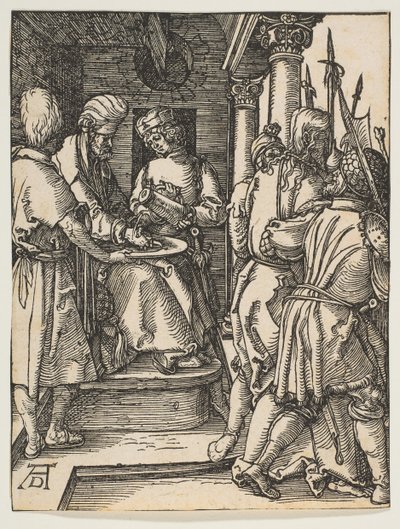 Pilatus vasker hendene, fra The Small Passion, ca. 1509. av Albrecht Dürer