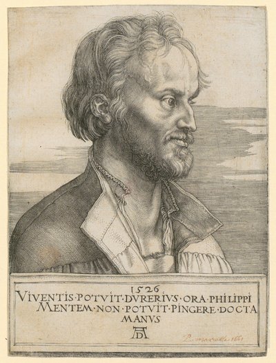 Portrett av Philipp Melanchthon av Albrecht Dürer