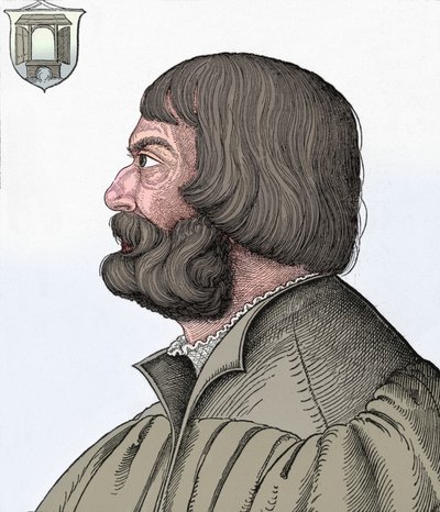 Portrett av Albrecht Durer, 1527, 1906 av Albrecht Dürer