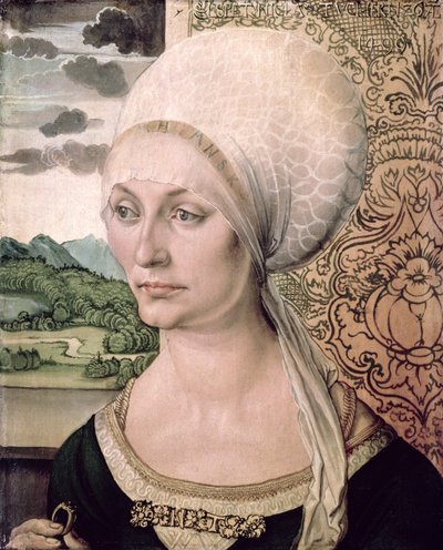 Portrett av Elsbeth Tucher, 1499 av Albrecht Dürer