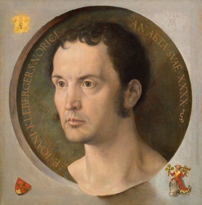 Portrett av Johann Kleeberger, 1526 av Albrecht Dürer