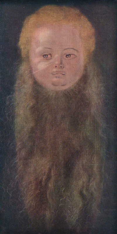 Portrett av en gutt med langt skjegg, 1527, 1939 av Albrecht Dürer