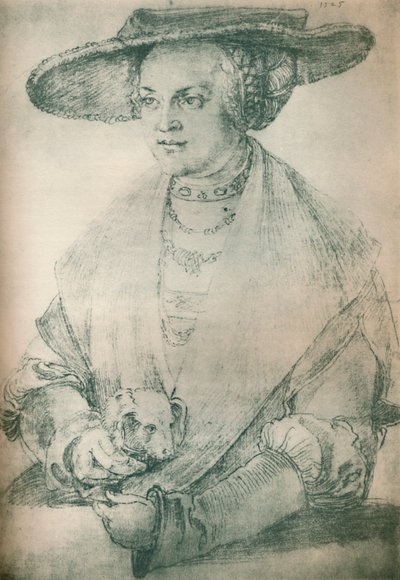 Portrett av en dame, c1500-1520, 1903 av Albrecht Dürer