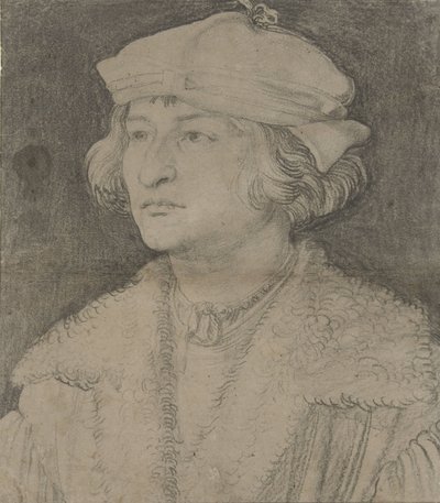 Portrett av en ung mann med hatt, ca. 1506 av Albrecht Dürer