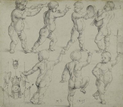 Putti, 1495. av Albrecht Dürer