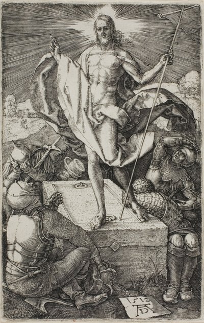 Resurrection, fra The Engraved Passion av Albrecht Dürer