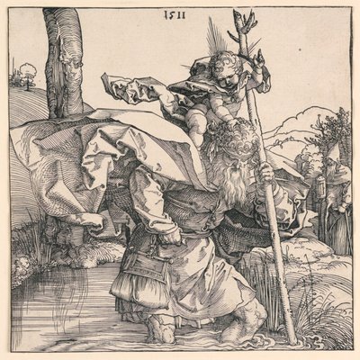 Den hellige Christopher av Albrecht Dürer