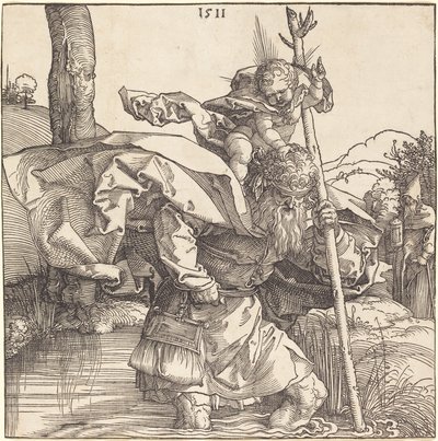 Den hellige Christopher av Albrecht Dürer