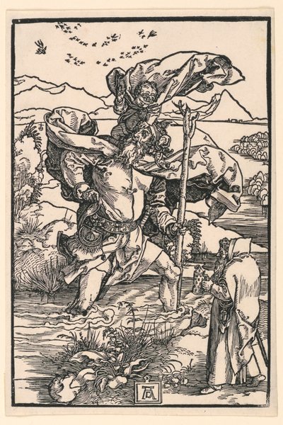 Den hellige Christopher av Albrecht Dürer