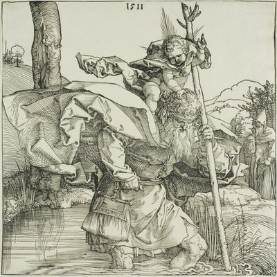 Den hellige Christopher av Albrecht Dürer