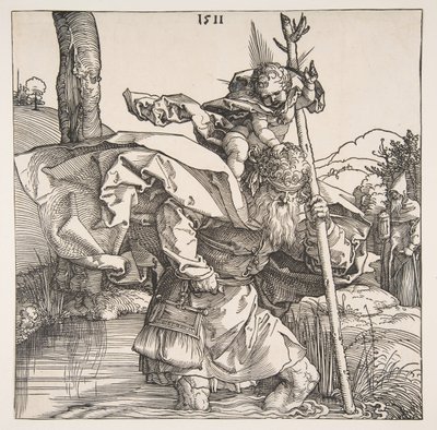 Saint Christopher, 1511. av Albrecht Dürer